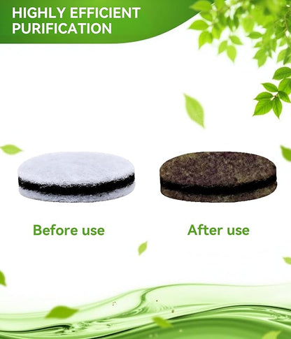 150-Pack Advanced 3-Layer Activated Carbon Filters | Universal Fit for Silicone Mouth Funnels | Removal of Harmful Substances | Easy Replacement | Long-Lasting Filtration