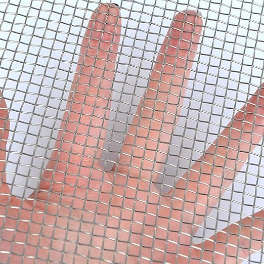 Stainless Steel Wire Mesh Screen 4Pcs Anti-Rusted Air Vent Mesh 8.4"X12"(210 x 300mm) for DIY Projects, Vent, Cage, Garden, Window, Filter