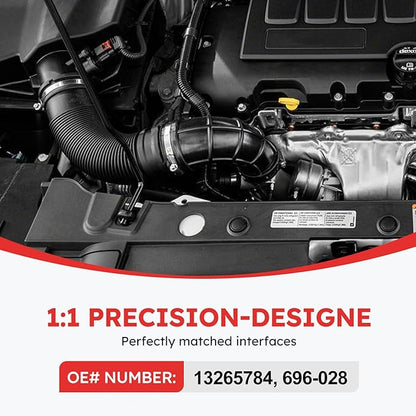 13265784 Vacuum Tee Connectors Hose for 2011-2016 Chevy Cruze Limited Eco 1.4L Engine Air Intake Outlet Duct Replace # 13265784 696-028 Air Intake Hose