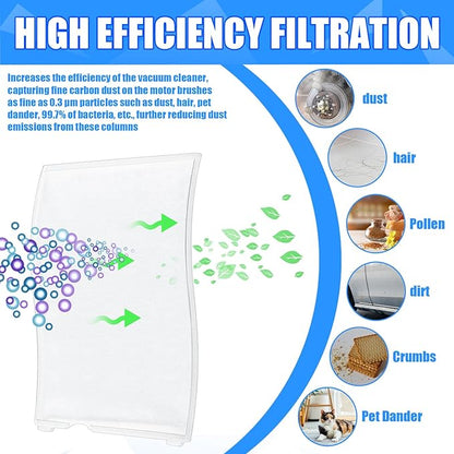 Tondiamo 20 Pcs Exhaust Filter Vacuum Cleaner Vacuum Filter Replacement