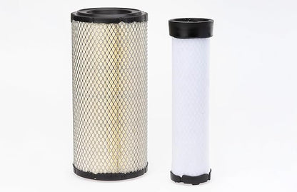 Generic Baldwin Air Filter Set RS3544 & RS3545 for Case, John Deere, Caterpillar, Gehl and New Holland Backhoe and Loaders. Replaces P828889 - P829333, 222421A1-222422A1 and AT171853 - AT171854.