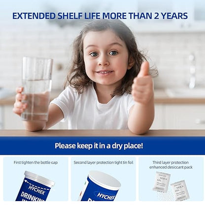 21 in 1 Accurate Drinking Water Testing Kits, 145 Strips + 4 Bacteria Tests, Well and Tap Water Test Kit, Home Test Strips for Lead, Fluoride, Chlorine, Hardness, pH, Iron, Copper, and More