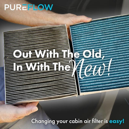 PureFlow Cabin Air Filter PC4068X | Fits 2011-2019 Ford Explorer, 2009-2019 Taurus, Flex, 2019-2023 Chevrolet Aveo, 2013-2019 Ford Police Interceptor Utility, 2010-2016 Lincoln MKS