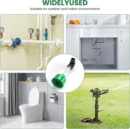 AC Drain Line Unclogger, HVAC to PVC Pipe AC Drain Line Cleaner Tool, A/C Condensate Drain Line Cleaner Adapter, Air Conditioner Wet Vac Attachment to Evacuate and Unclog AC Drain Lines-Green