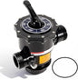 263085 Top Mount Multiport Valve Compatible with Pentair Tagelus Sand Filters,2“ 6-Positions Pool Filter Control Valve