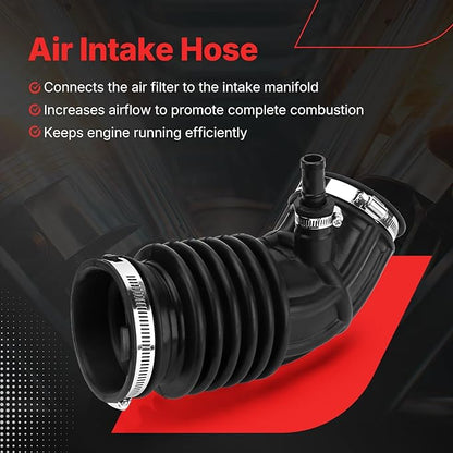 16576-JA000 Air Cleaner Intake Hose Tube with Clamps 2007 2008 2009 2010 2011 2023 2013 for Altima 2.5L 4 Cylinder Engine