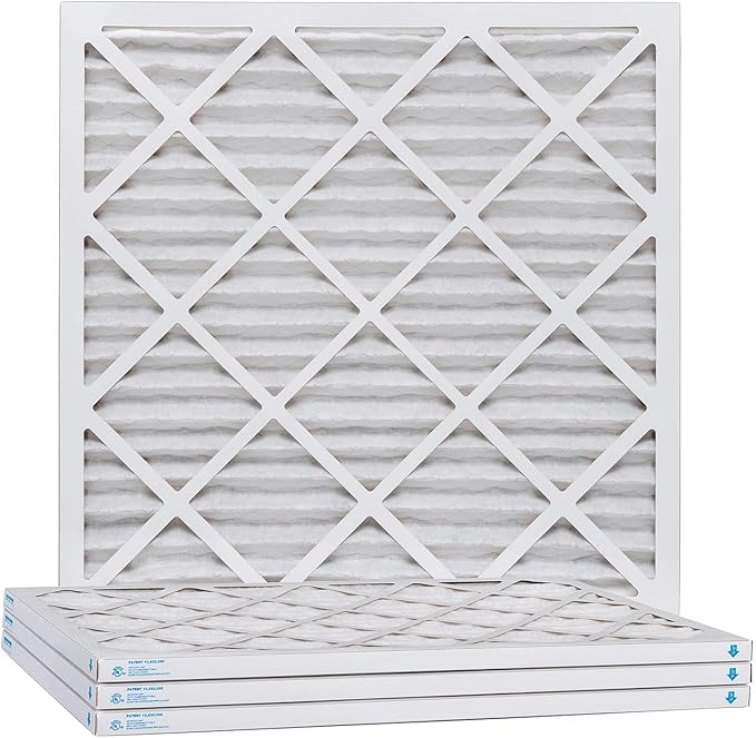 Aerostar 12x12x1 MERV 13, Pleated Air Filter, 12x12x1, Box of 4, Made in the USA