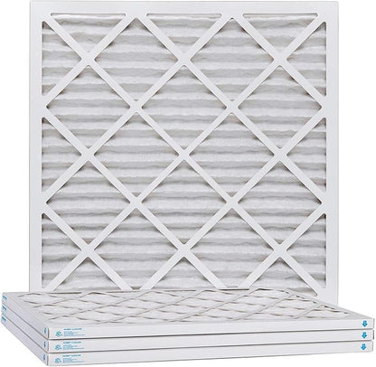 Aerostar 12x12x1 MERV 13, Pleated Air Filter, 12x12x1, Box of 4, Made in the USA