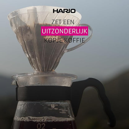 Hario V60 Paper Coffee Filter, Size 03, White, 100ct