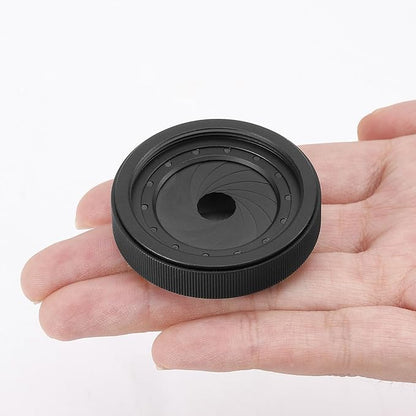 Adjustable Iris Aperture Diaphragm M30 to M37 Iris Aperture Diaphragm Adapter Optical Diaphragm 1.5-26mm Lens Module Adapter Ring PVS-14 PSV14 Optics (M30toM37)