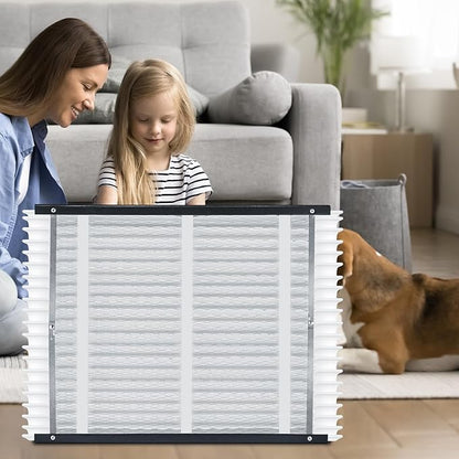 VEVOR 20x25x4 Furnace Air Filter, MERV 11 Pleated HVAC AC Replacement, Electrostatic 12-Month Air Cleaner, 4-Pack (Actual Size: 20.47x25.20x3.98 in), for Improving Home Indoor Quality