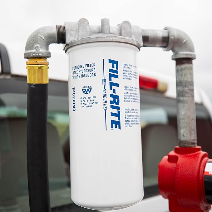 Fill-Rite F4010HM0 1½" - 16 UNF 40 GPM (151 LPM) 10 Micron Water Detecting Spin-On Fuel Filter