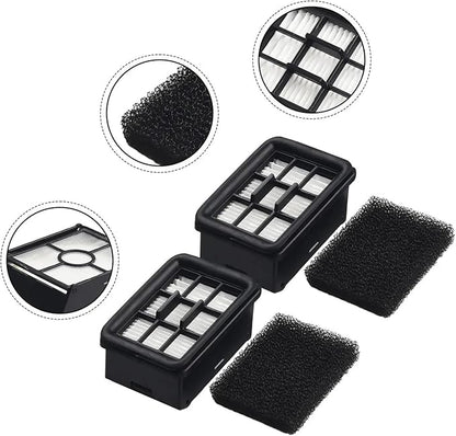 wet dry vacuum cleaner, Compatible For Redkey W12 Floor Scrubber Vacuum Replacement Spare Parts Accessorie HEPA Filter,for home and floor(8pcs)