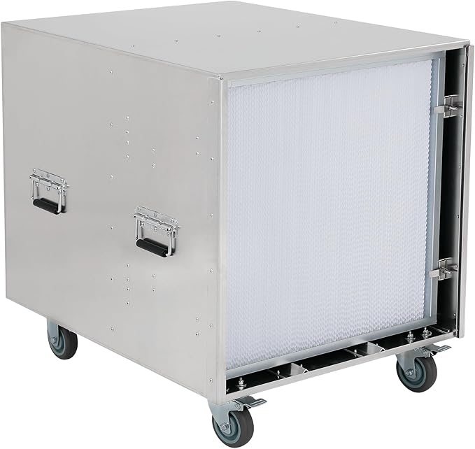 MOUNTO HEPA Filter Replacement for 2000CFM Air Scrubber HEPA2000 (1 Pack), True HEPA Filter Replacement for MOUNTO 2000CFM Air Scrubber, 24x24x11.5 Inch, Aluminum Frame, 2000CFM High Air Flow