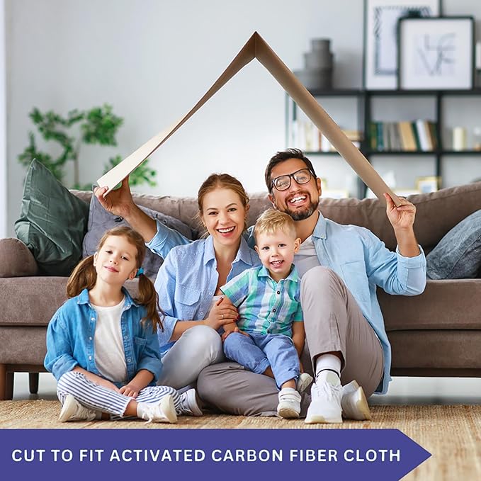 24-Pack Air Vent Filter 4 x 10 Inch Activated Charcoal, Air Vent Floor Heater Carbon Pre-Filter Sheet 4x10 Inch Work for Home Air Purifier, Register, Ceiling 4" x 10" (Black) Hoctsom