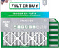 Filterbuy 12x12x2 Air Filter MERV 8 Essential Dust & Allergy Defense (6-Pack), Electrostatic Pleated HVAC AC Furnace Filters Replacement, Made in USA (Actual Size: 11.50 x 11.50 x 1.75)