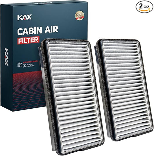 KAX Cabin Air Filter, CF10136 Replacement for Silhouette, Relay, Montana, Aztek, Venture, Uplander, Terraza, Rendezvous, w/Activated Carbon Passenger Compartment Air Filter, Fits Like OEM