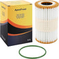 Premium Oil Filter, Compatible with Audi 2017-2019 Q7, 2016-2018 A6 Quattro, 2016 A6, 2016 A7, 2016-2018 A7 Quattro, 2015-2016 A8, 2016-2019 A8 Quattro