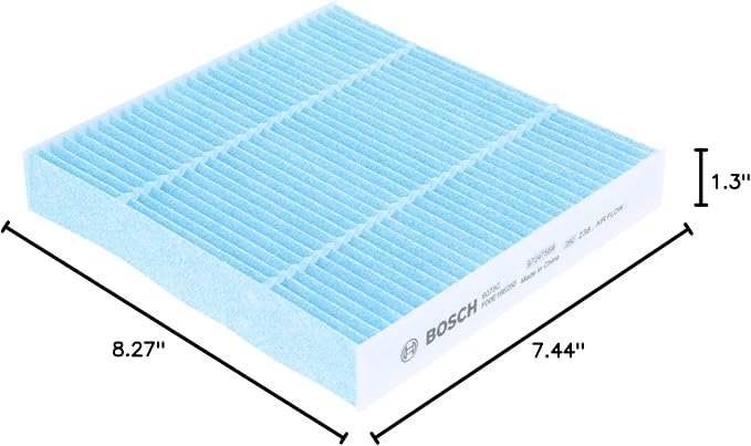 BOSCH 6075C HEPA Cabin Air Filter - Compatible with Select Honda Fit; Scion FR-S; Subaru BRZ; Toyota 86, GR86
