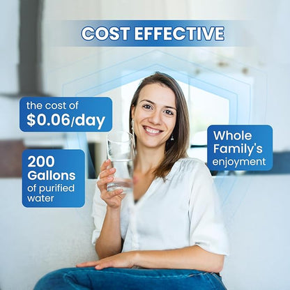 GOLDEN ICEPURE RWF6700A Refrigerator Water Filter Replacement for Everydrop® Filter 1, W10295370A with Air Filter Replacement for W10311524, FreshFlow AIR 1, 3 PACK