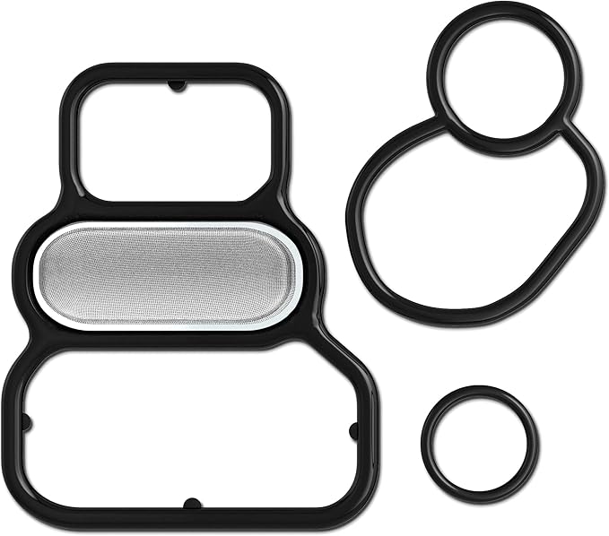 Head Cylinder Solenoid Valve Gasket Kit Replacement for Honda/Acura Civic 1996-2005 - Honda VTEC Filter Spool Valve 1.6L 1.7L - Set of 15825-P2M-005 36172-P08-015 91319-PR3-000 by AUTOMAJOR