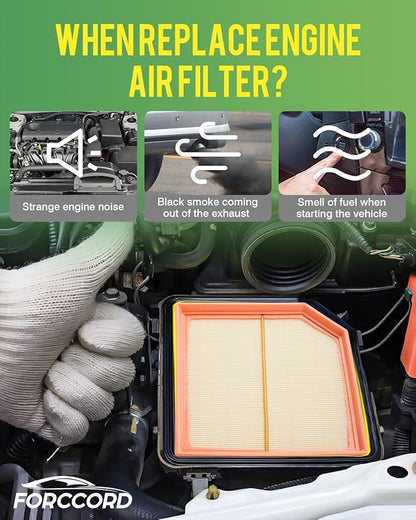 Cabin & Engine Air Filter Kit Fits for Volvo XC40 2.0L 2019 2020 2021 2022 2023 2024 2025 2026 Activated Carbon Cabin Filter Replacement 31497285 31474521 Car Accessories