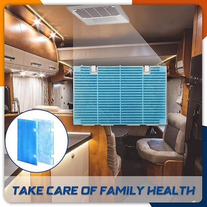 12 Pack RV Air Conditioner Filters 14" X 7.5" MERV 8 Rated RV AC Replacement Filters Compatible with Dometic Duo Therm 3313107.103/3105012.003