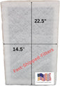 Fast-Shipped-Filters 1 Pack 16x25 Replacement Filter Pads Designed to Fit Dynamic Air Cleaner 16x25 Refill White