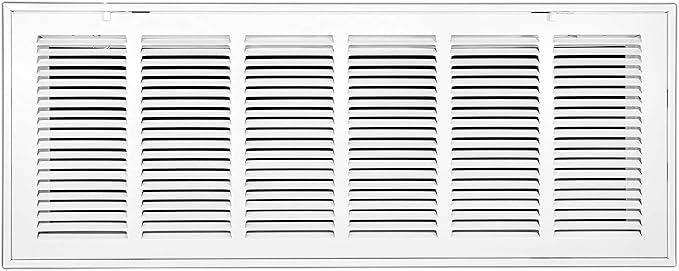 Venti Air 30" X 10" Steel Return Air Filter Grille - Removable Face/Door for 1 inch filters - HVAC Duct Cover Grill (2-3 Business Day Delivery) [Outer Dimension: 32.5"W X 12.5" H]