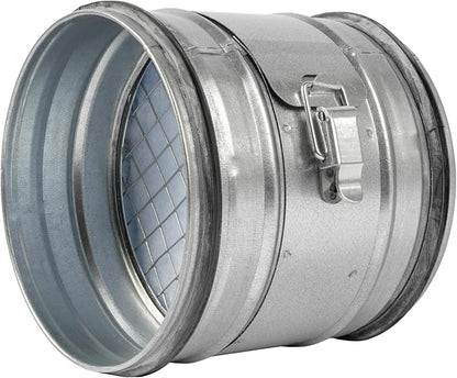 6" Inch Inline Round Duct Filter - G4 Class Filter with Mesh Screen - Dust Collection and Air Purification - Rigid or Flexible Vent Hose Filter