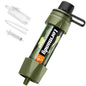 Straw Water Filter - Portable Water Purifier, Water Filtration System, Reusable Water Straw Purification - Outdoor Emergency and Survival Gear for Hiking, Camping Accessories and Travel