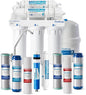 RTW5 SGS-Tested 5 Stage Reverse Osmosis Water Filter System with Innovative Top-Mounted Faucet Design, TDS Reduction 50 GPD Under Sink RO Water Filtration Plus Extra 3 Filters