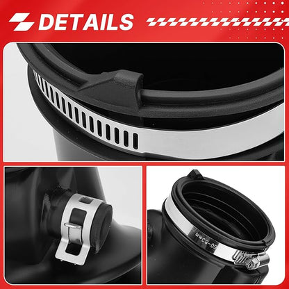 17228-RYE-A00 Air Intake Hose with Clamps for 2007 2008 2009 Acura MDX