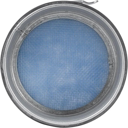 Vent Systems 4" Inch Inline Air Filter - Duct Filter - G4 Class Filtration Purifier System with Steel Mesh Screen - Air Vent Filters for Dust Collection/Air Purification - Rigid/Flexible Vent Hose