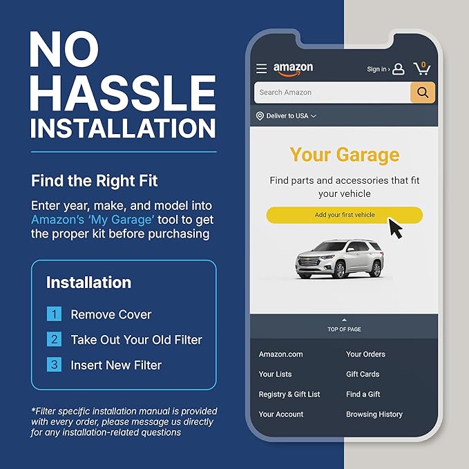 Spearhead Odor Defense Breathe Easy AC & Heater Cabin Filter | Fits 2014-19 Soul, 2015-19 Soul EV Like OEM | Up to 25% Longer Lasting w/Activated Carbon (BE-002)