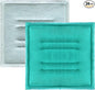 Spray Booth Intake Tacky Filter Panel, Internal Frame (24/case, 24" x 24")