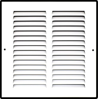 Fits 8x8 Duct Opening | Steel Return Air Grille by Handua | Vent Cover Grill for Sidewall and Ceiling | White | HVAC Cold Air Intake Grille | Outer Dimensions: 9.75"W X 9.75"