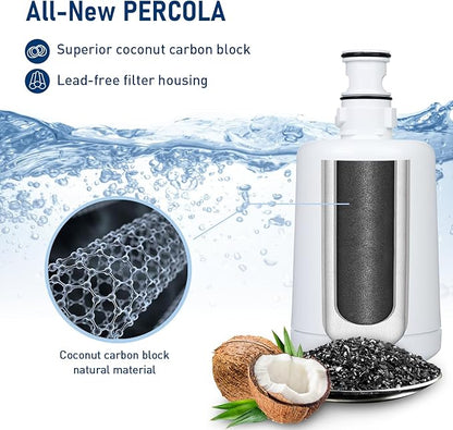 F-201R Under Sink Water Filter, Replacement for InSinkErator Instant Hot & Hot/Cool Water Dispensers Water Filter Cartridge F-201R, 500 Gallons (4 Packs)