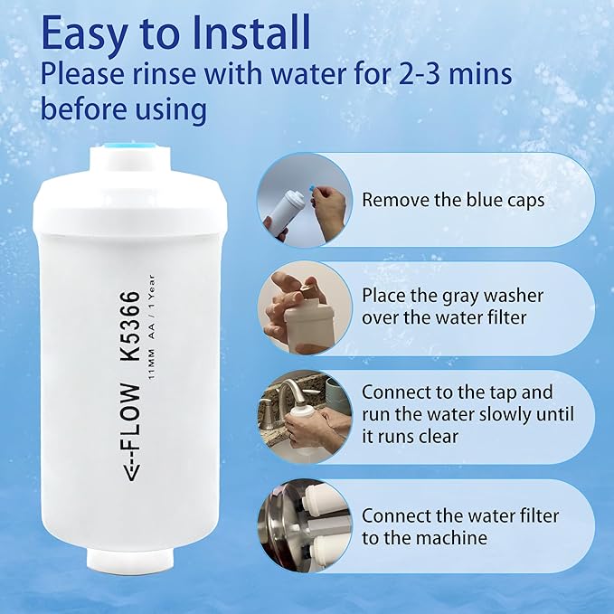 Fluoride Filter, Replacement for Berkey® PF-2® Fluoride and Arsenic Reduction Elements, Compatible with Berkey® Gravity Filtration System, Natural Defluorination Filter Material, Pack of 4
