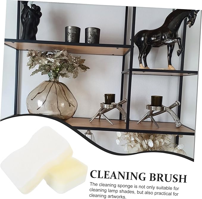 45pcs Reusable Cleaning Sponges for Lamp Shade Dust and Soot Removal Soft Handheld Sponge for Easy Cleaning of Lampshades and Curtains
