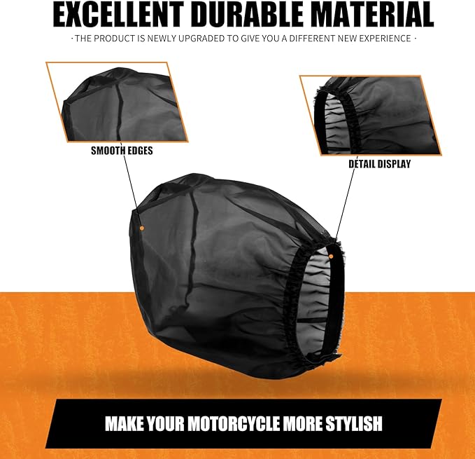 Air Filter Rain Sock Cover Dustproof Waterproof Air Filter Protective Cover Fit For Harley Touring FLHR FLHX Road King Street Glide Softail Sportster XL 1200 883 Dyna For 117 Air Cleaner
