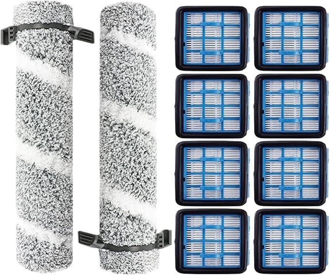 Replacement Parts ，Compatible For Bissell， 3930F 3933 V2 3999Z Floor Scrubber Roller Brush Filter Washing Vacuum Cleaner Parts(H)