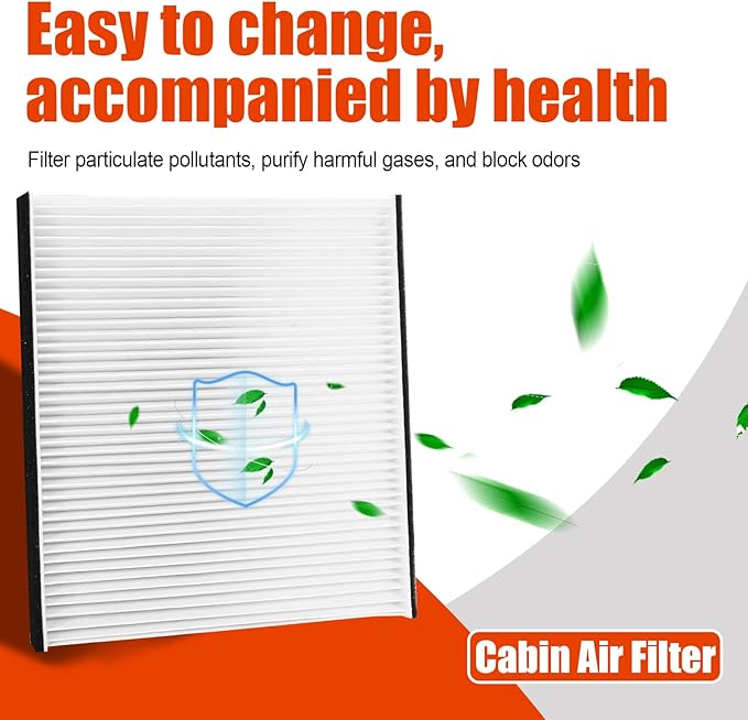 Engine and Cabin Air Filter 17801-20040 87139-33010 Replacement For Camry 2002-2006, Sienna 2004-2010, Solara 2004-2010, Lexus models ES300, ES330, RX330,RX350