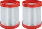 Fette Filter - VF320H HEPA Filter compatible with Bosch 18V 2.6-Gallon Wet/Dry Vacuum Cleaner GAS18V-3/GAS18V-10L includes 2 hepa replacement filters.