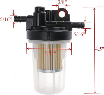 iFJF 6A320-58862 Fuel Filter Assembly Replacement for Kubota B2320 B2410 L2800 L3400 LX2610HSD M5640SU RTV-X1100CR RTV-X900G RTV900W Replaces 6A320-58860 6A320-59912