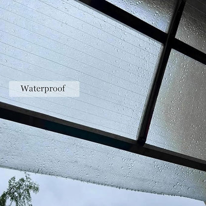 Glass Roof Pergola Polycarbonate Roofing Roll Polycarbonate Panels for Sunrooms, Open-Air Gardens, Greenhouses, Agricultural Use, Sheds(0.7x2m)