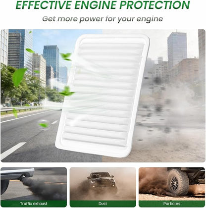 Engine & Cabin Air Filter Compatible with CAMRY 2.4L (2007-2009), CAMRY 2.5L (2010-2017), VENZA (2009-2016), Replace for CF10285 CA10171