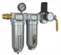 1/2" NPT Industrial (3-Stage) Oil, Moisture Vapor Removing Coalescing Filter and in Line Desiccant Air Dryer and Air Pressure Regulator for Compressed Air Lines