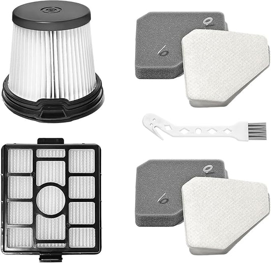HEPA Per-motor Foam Filter Replacement: for Shark BU3523 BU3521 BU3120 Clean Lightweight Cordless Cleaner, Clean Empty Cordless Stick Vacuum, Auto Empty System