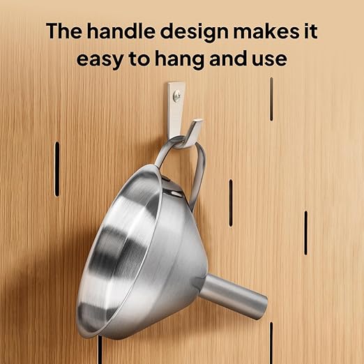 ELEGOO 3D Stainless Steel Funnel, Metal Funnel with Filter and Brush, Used for Filtering and Splash Prevention of 3D Printer Resin